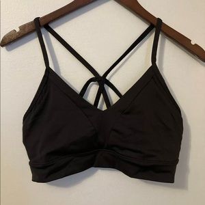 Balance Athletica Women’s Large Black Lux Form Strappy Sports Bra - Excel Condit